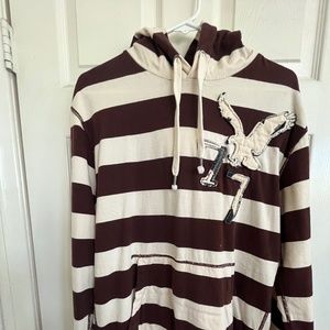 American Eagle Outfitters | Large | Brown & Cream Hoodie | Like New